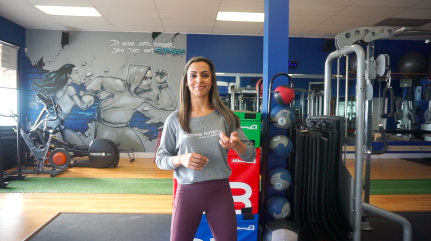 Kinesiologist standing inside Personal Training studio Capitol Hill Athletics in Burnaby